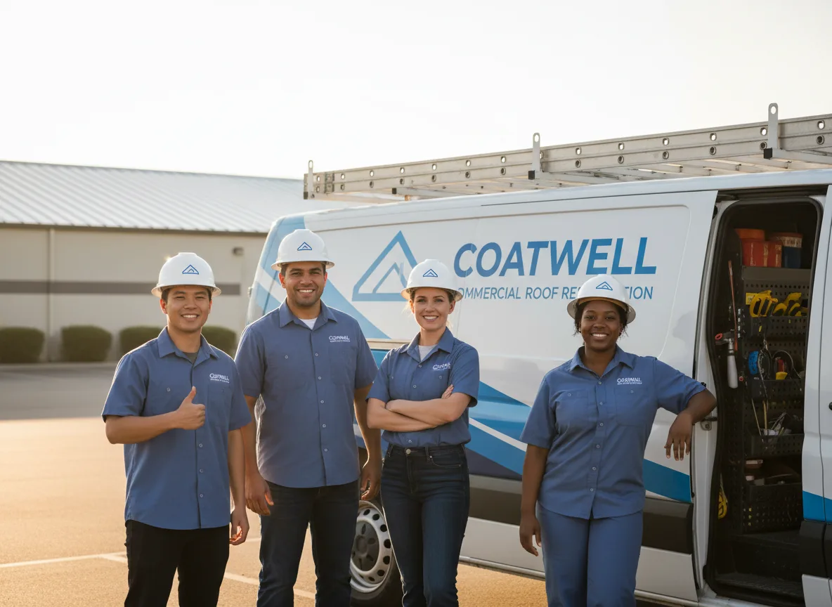 Commercial roof coating company in Eastlake, MI